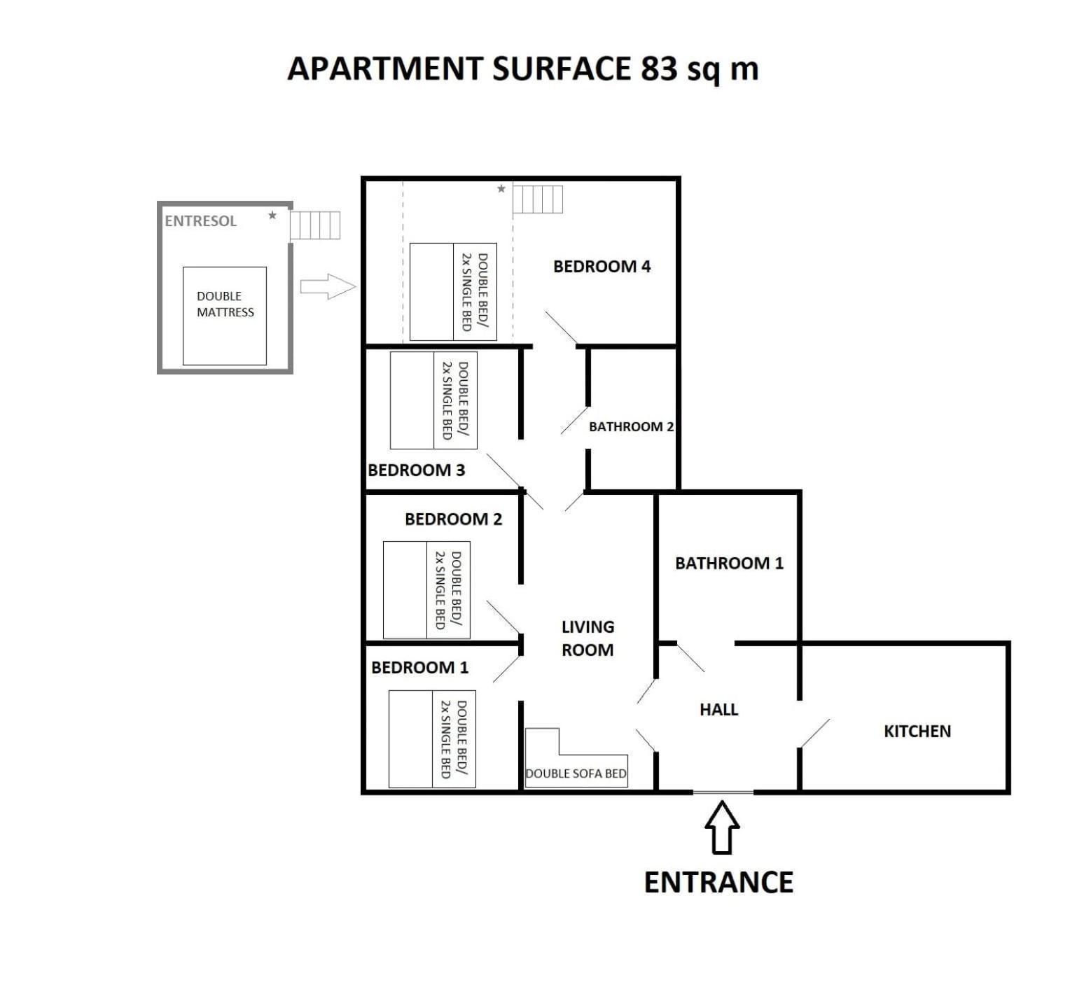 Ground Floor Family Apartment Kraków Eksteriør billede